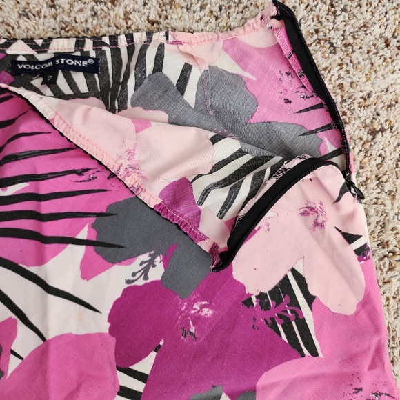 Vintage Y2K Volcom midi skirt floral print 6 - Picture 3 of 4